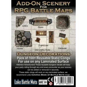 LokeBattlemats Add-On Scenery For Rpg Maps - Dungeon Decorations Fashion