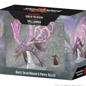 WizKids/NECA D&D Icons Of The Realms: Spelljammer Adventures In Space Adult Solar Dragon & Prince Xeleth Sale
