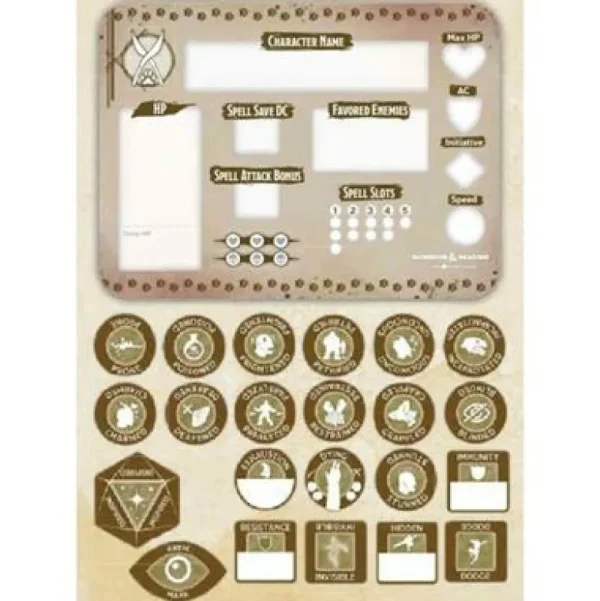 D&D Ranger Token Set Cheap