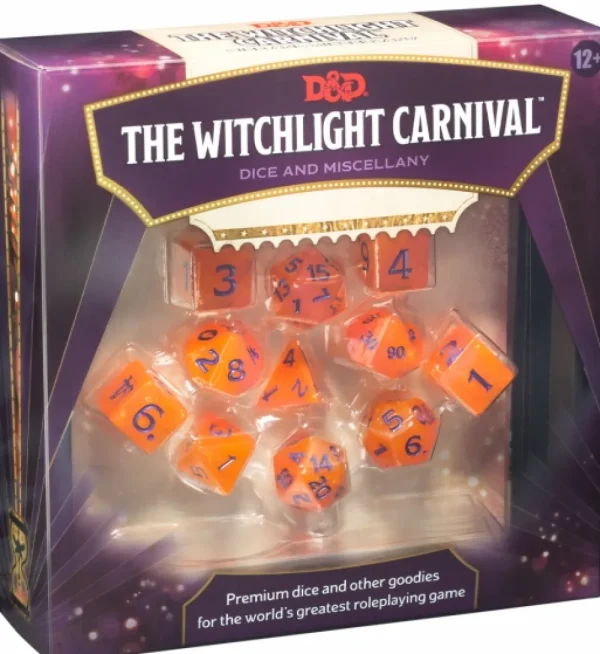 Wizards of the Coast D&D Witchlight Carnival Dice Fashion