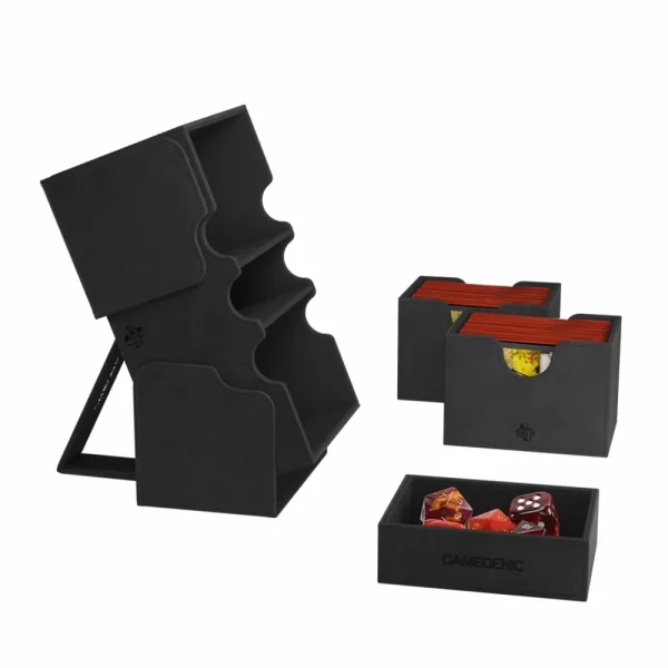 Gamegenic Deckbox Stronghold 200+ - Black Shop