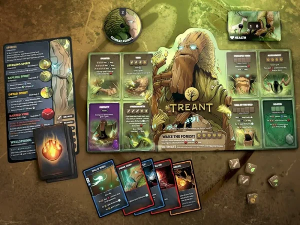 Roxley Games Dice Throne S1 Rerolled Treant Vs Ninja Shop