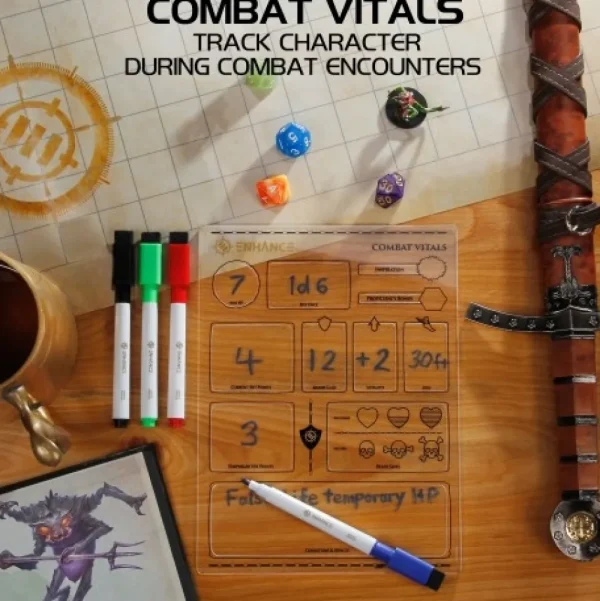 Enhance Gaming Enhance Rpg Acrylic Character Sheet Flash Sale