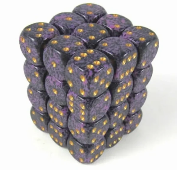 Chessex Hurricane Speckled D6 12Mm Dobbelsteen Set (36 Stuks) Shop