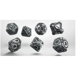 Q Workshop Metal Tech Dice Set (7) Cheap