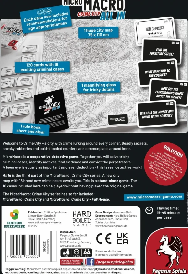 Pagsus Spiele Micro Macro Crime City - All In Cheap