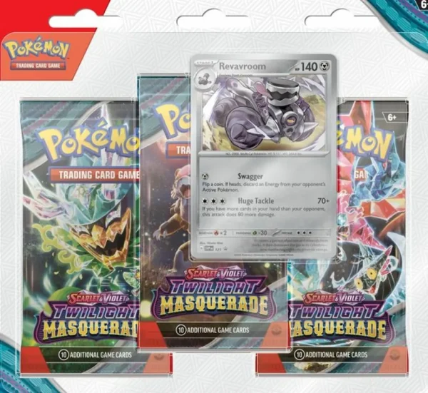 Pokemon USA Pokemon - Twilight Masquerade 3 Booster Blister - Revaroom Store