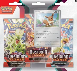 Pokemon USA Pokemon: Obsidian Flames - 3-Booster Blister: Eevee Fashion
