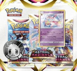 Pokemon Company Pokemon: Sword & Shield Astral Radiance - 3-Booster Blister: Sylveon Online
