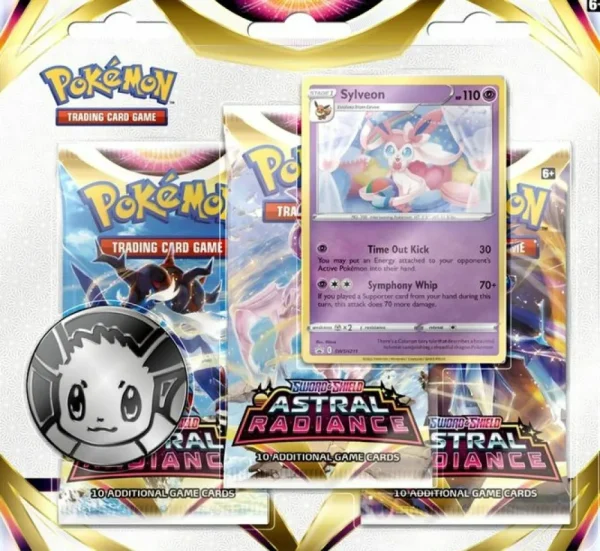 Pokemon Company Pokemon: Sword & Shield Astral Radiance - 3-Booster Blister: Sylveon Online