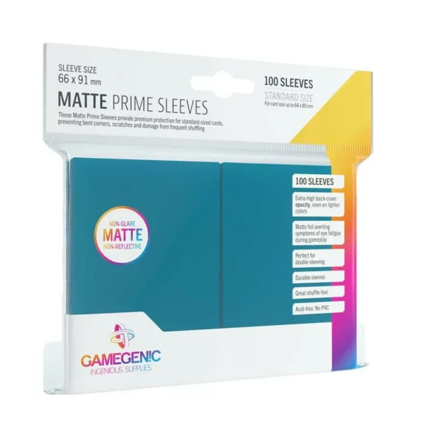 Gamegenic Sleeves: Matte Prime Blue (100) Store