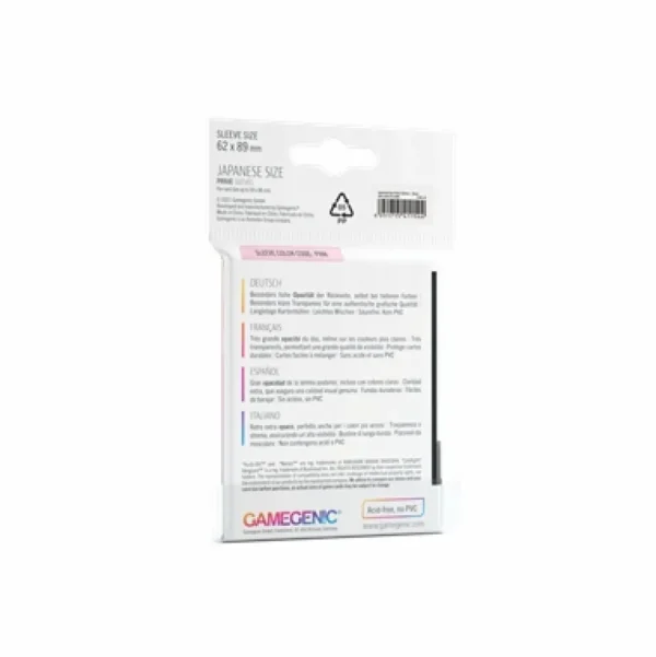 Gamegenic Sleeves Small (62X89) - Black Cheap