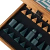 Manopoulou Turquoise Schaakset 40X40Cm Met Schaakstukken Cheap