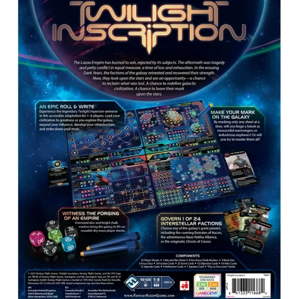 Fantasy Flight Games Twilight Inscription Sale