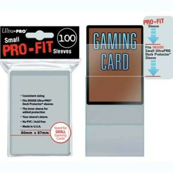 Ultra Pro Small: Pro-Fit Clear (100) Hot